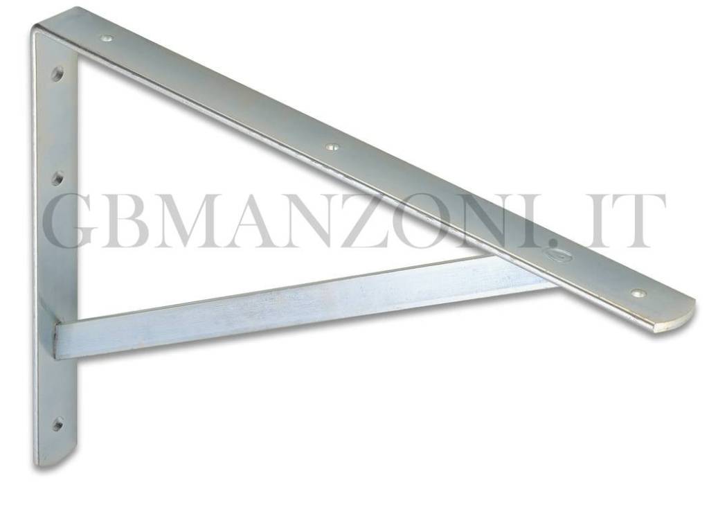 Flat bar heavyduty bracket for high capacity load G.B.Manzoni