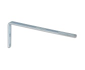 Heavy duty flat bar bracket