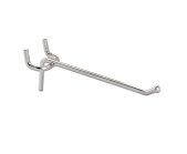 Hook with upset tip for display units